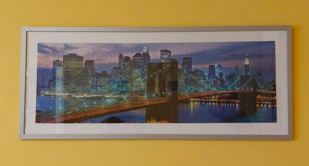 New York Brooklyn hd 1000 db-os puzzle kp, kerettel