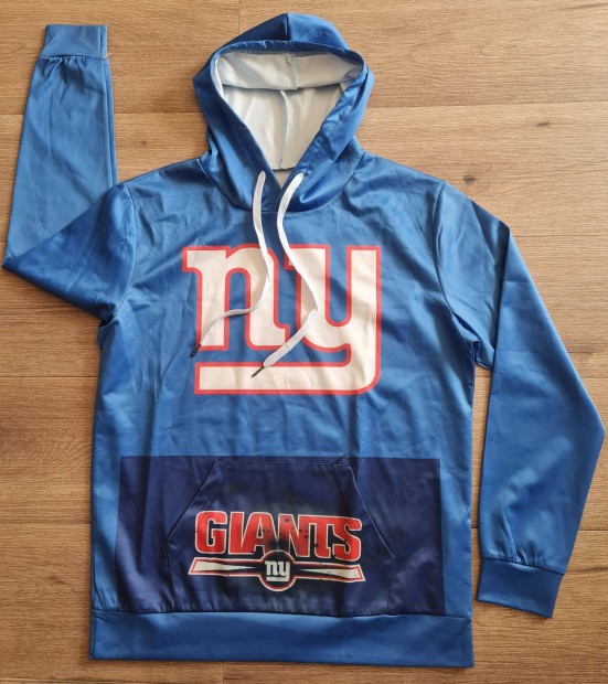 New York Giants NFL Amerikai foci hosszujj kapucnis pulcsi pulver M