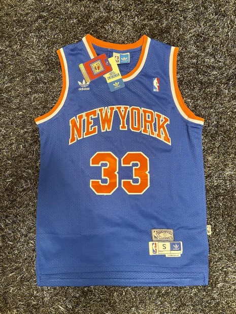 New York Knicks Patrick Ewing kosrlabda basketball mez jersey