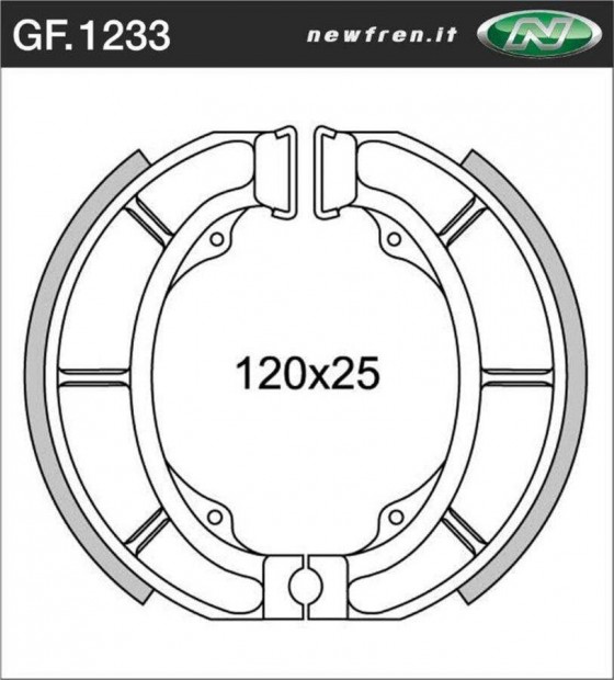 Newfren fékpofa GF1233 Derbi Atlantis, Vamos; Suzuki Lido Új