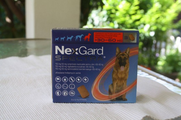 Nexguard Spectra kullancs elleni tabletta kutyknak