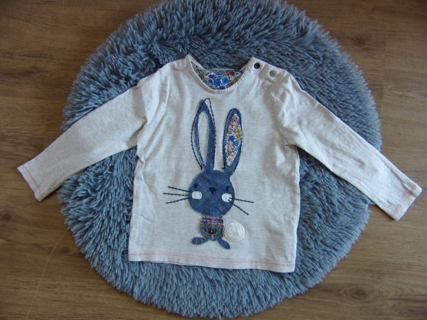 Next nyuszis pl fels Teal Bunny koll 3-4 veseknek (104cm)