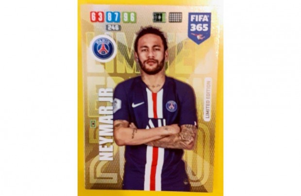 Neymar Barcelona Limited Edition focis krtya Panini FIFA 2020