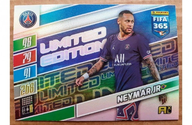 Neymar PSG XXL Limited focis krtya Panini FIFA 2022 Update