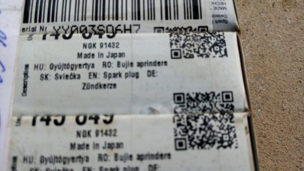 Ngk91432 irridium gyújtógyertya, Renault Clio 3, 1620km