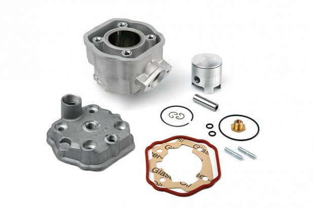 Nicasil hengerfejjel Airsal motorhoz, Piaggio D50B0, Aprilia SX50, Der