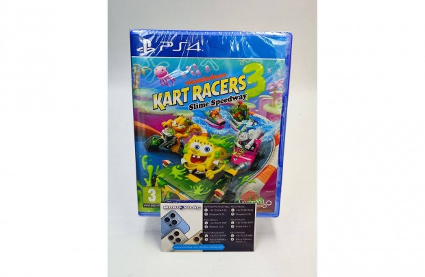 Nickelodeon Kart Racers 3 Slim Speedway PS4 Garancival #konzl1898