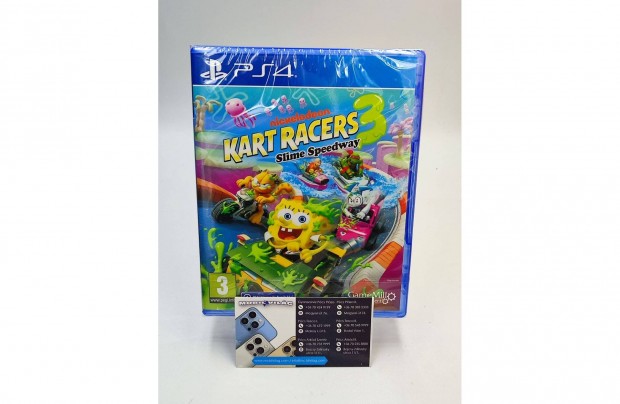 Nickelodeon Kart Racers 3 Slim Speedway PS4 Garancival #konzl1898