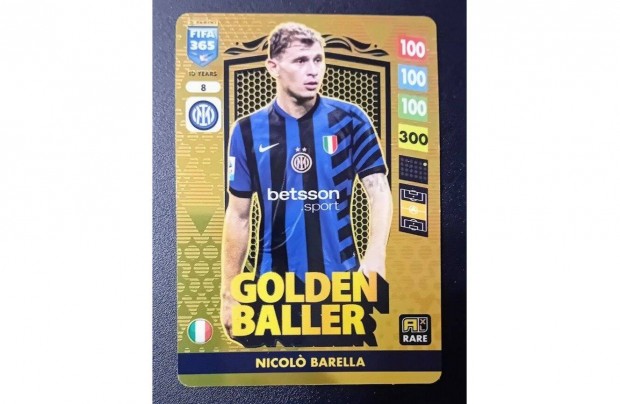 Nicol Barella Internazionale Golden Baller focis krtya FIFA 2025