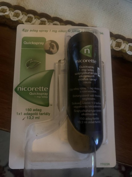 Nicorette spray