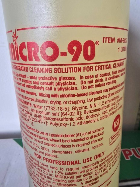Nicro-90 profi tisztítószer 1 literes kiszerelésben