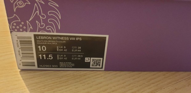 Nike 44es Lebron Witness VIII IPS shoe Kosrlabda cip