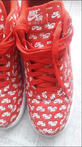 Nike Air Force 1 low all logo red cip, sneaker, 45