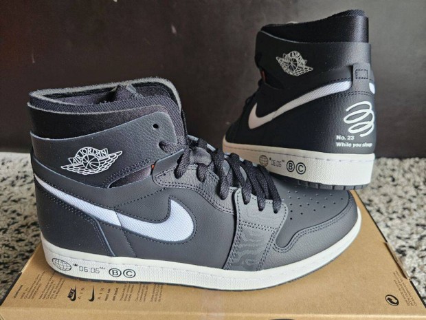 Nike Air Jordan 1 Zoom Cmft 44.5-es bőr utcai cipő. Teljesen új, erede