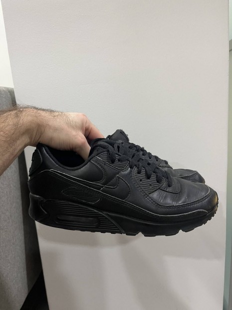 Nike Air Max 90 Triple Black Leather cip 