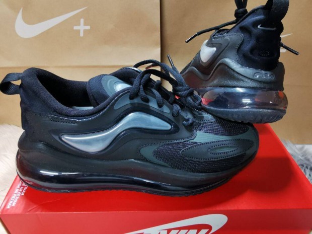 Nike Air Max Zephyr full fekete 38.5-es utcai cip. Teljesen j, erede