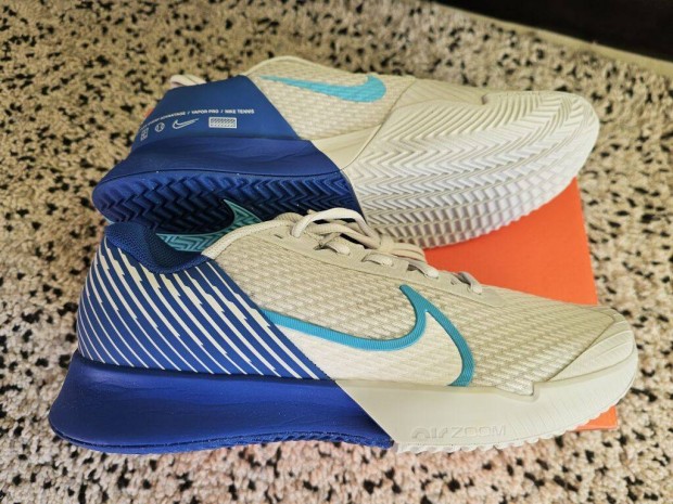 Nike Air Zoom Vapor Pro 2 Clay 45.5-es frfi tenisz cip. Teljesen j,