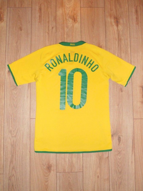 Nike Brazil vlogatott 2008 Ronaldinho #10 mez (S-es)