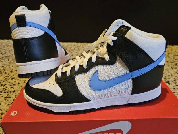 Nike Dunk High Retro 44 és 44.5-es bőr utcai cipő. Teljesen új, eredet