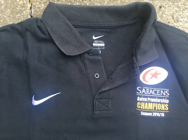 Nike Frfi Saracens Rugby Gallros Pl L-es