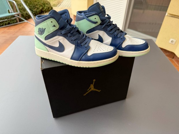 Nike Jordan 1 Mid Mystic Navy Mint Foam 44,5