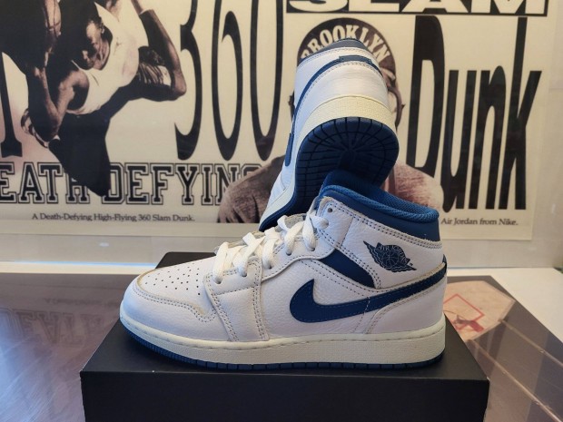 Nike Jordan 1 Mid SE Blue cip 36 mret, j eredeti