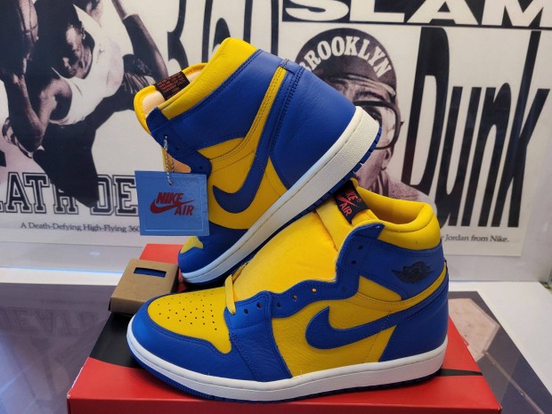 Nike Jordan 1 Retro High Laney cip 42 mret, j, eredeti