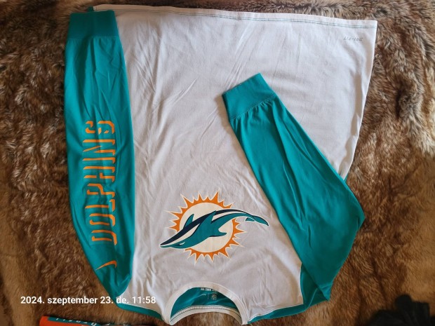 Nike Miami Dolphins hossz ujj pamut fels