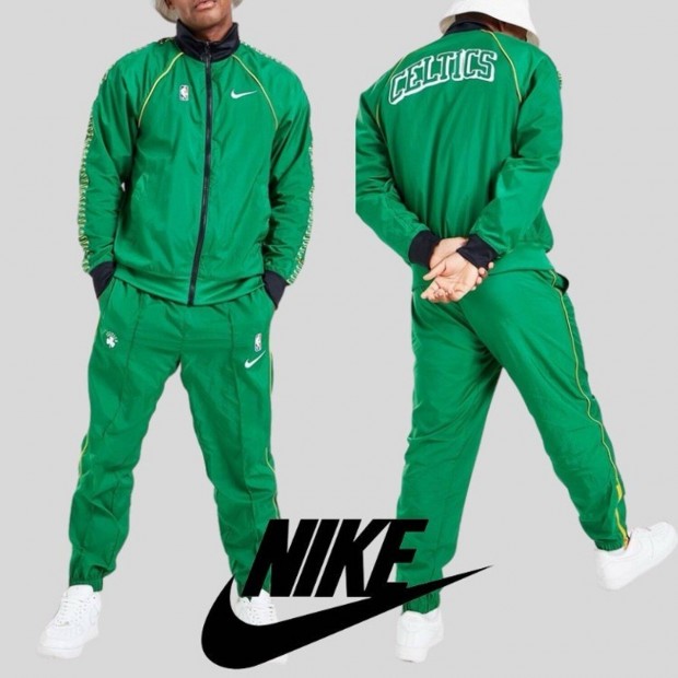 Nike NBA Boston Celtics retro, oldschool susogs melegtszett