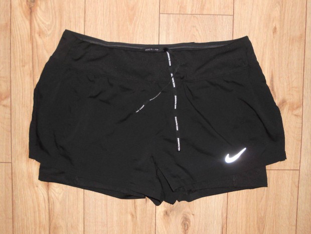 Nike Running fekete rvidnadrg (L-es)