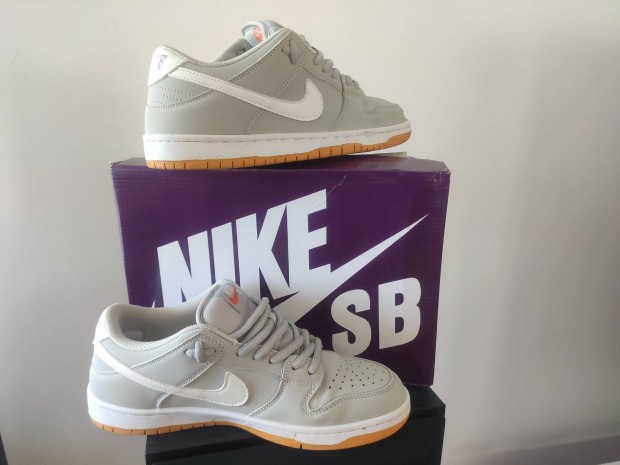 Nike SB Dunk Low Pro ISO Orange Label Wolf Grey Gum