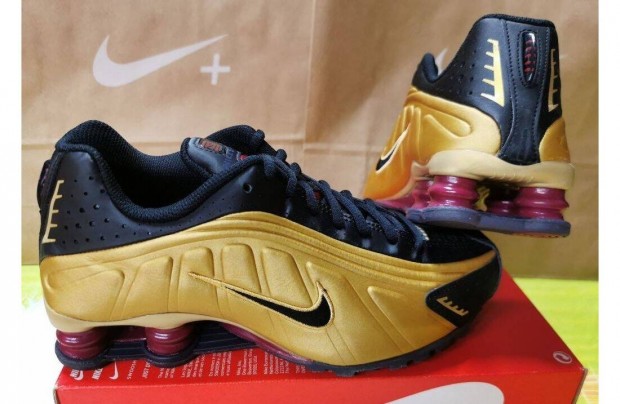 Nike Shox R4 gold-black 38-as klnleges cip. Teljesen j, eredeti