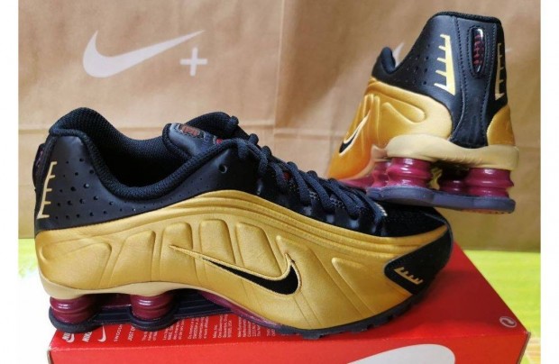 Nike Shox R4 gold-black 38-as klnleges cip. Teljesen j, eredeti