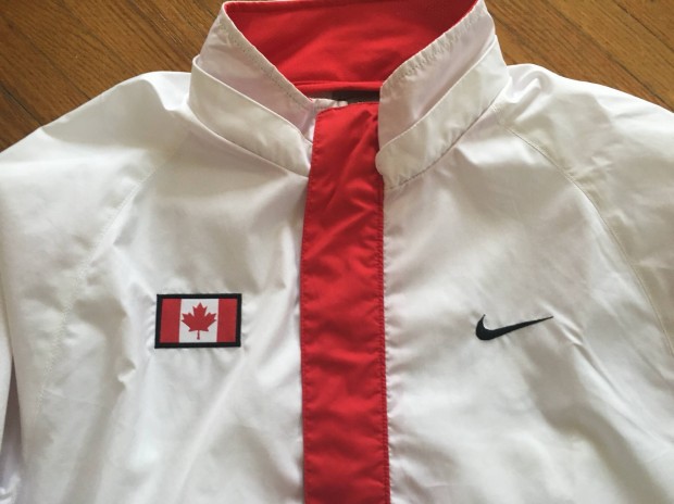 Nike Team Canada Olimpiai Fut Dzseki Les Made in USA