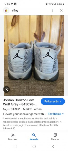 Nike air Jordan Horizon Low Wolf Grey