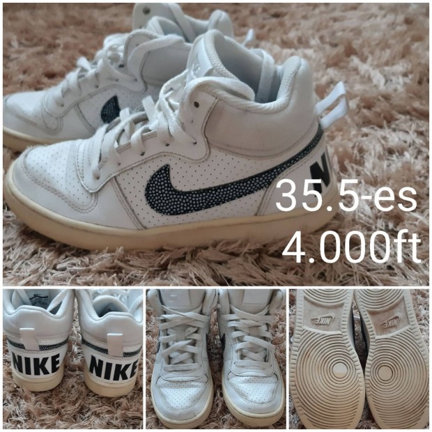 Nike magasszárú cipő 35.5-es 