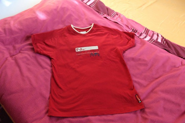 Nike noi piros polo, m (2x viselt)