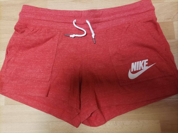 Nike piros pamut short M