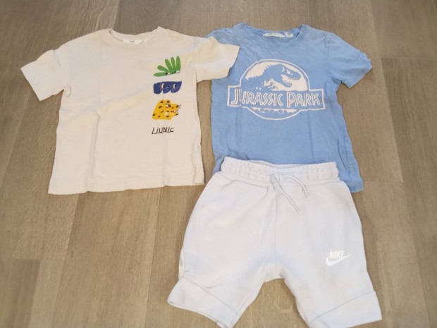Nike rövidnadrág,G&M pólókkal 122-128