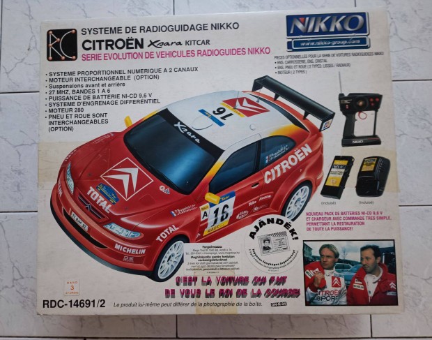 Nikko 1/14 Citroen Xsara retr RC aut