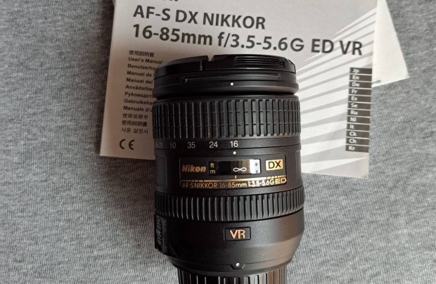 Nikon 16-85 AF-S DX jszer