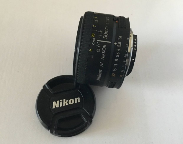 Nikon 1.8/50 AF-D alap objektv elad