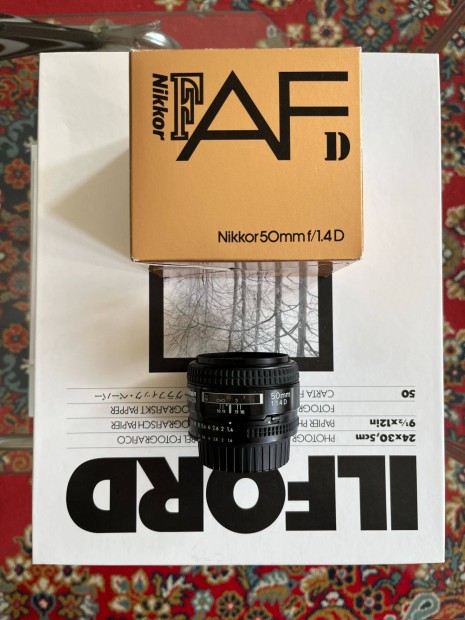Nikon 50mm f/1.4 AF D objektv - j llapotban
