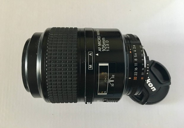 Nikon AF-D Micro Nikkor 2.8/105mm macro objektv elad