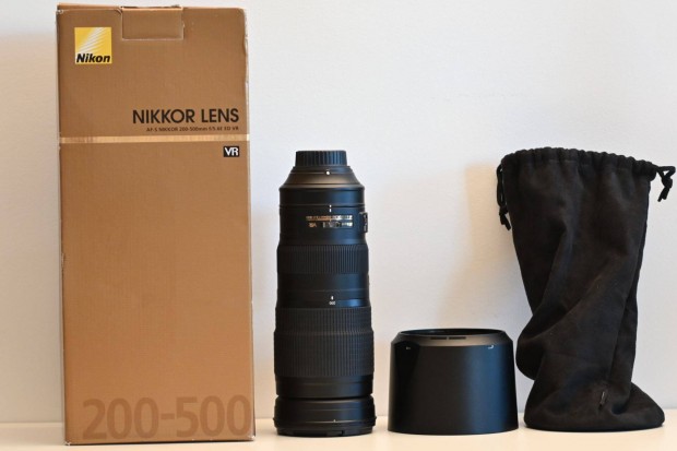 Nikon AF-S 200-500mm f/5.6 ED VR teleobjektv