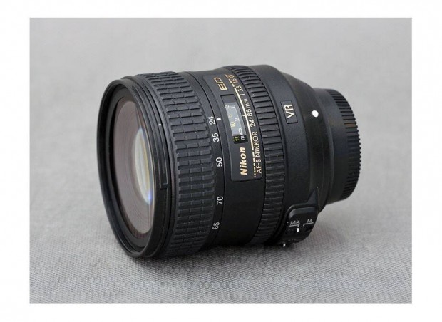 Nikon AF-S 24-85 VR objektv 24-85mm | 6 h magyar garancia!