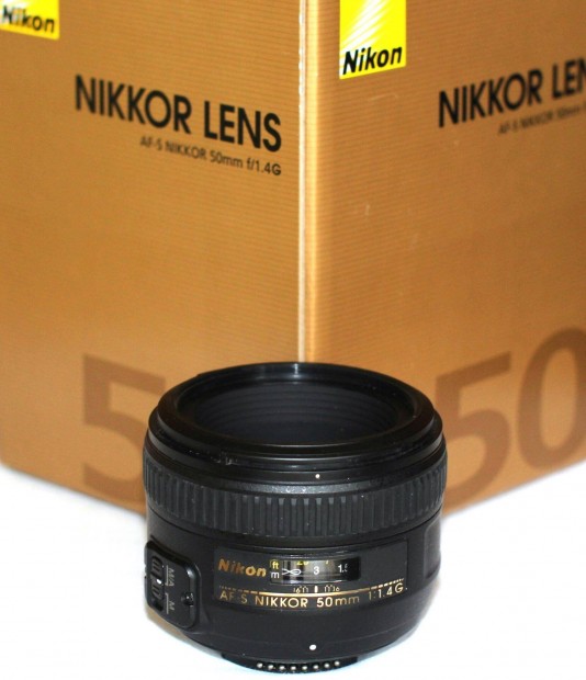 Nikon AF-S 50 mm 1.4 G dobozban ( 50mm 1.4 )