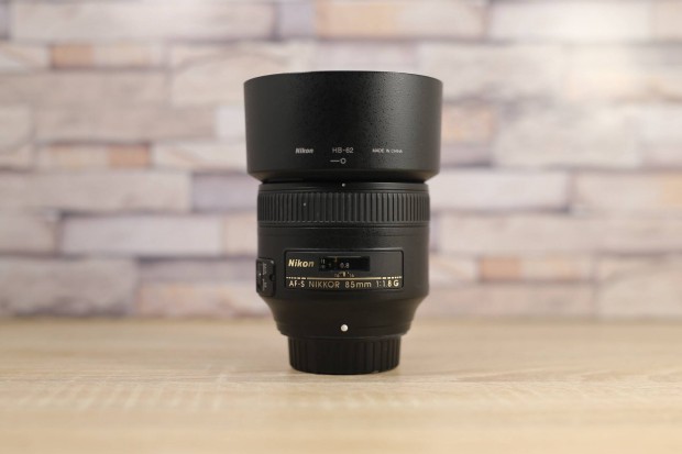 Nikon AF-S 85mm f1.8G - 6 hnap garancia