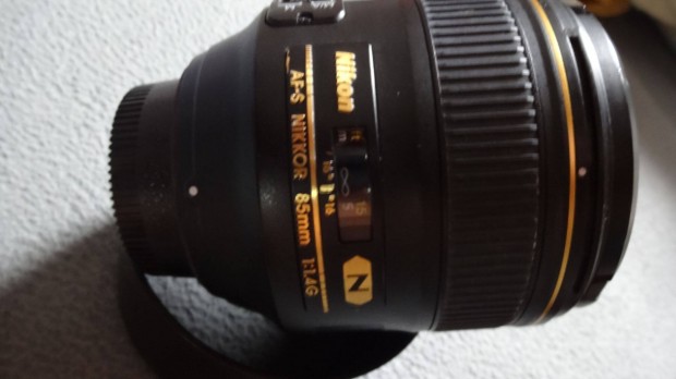 Nikon AF-S 85mm f/1.4 G objektv ,szp llapot ,elad