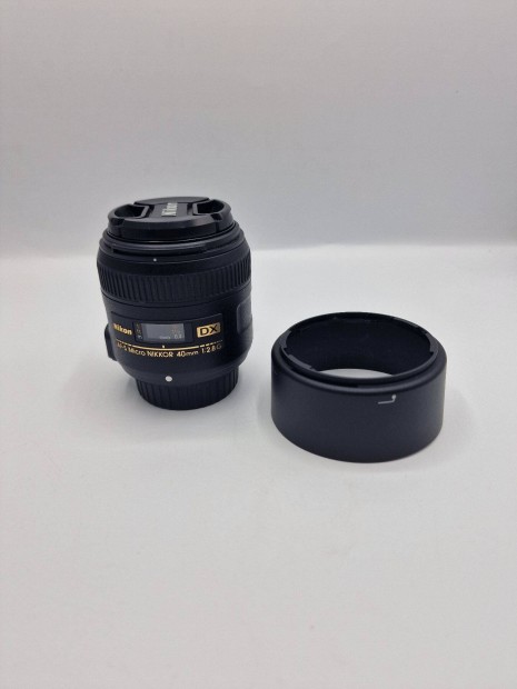 Nikon AF-S DX Micro Nikkor 40mm f/2.8G objektv, Akcis, 1 v garancia